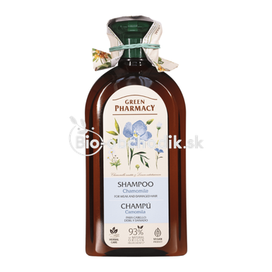Shampoo for weak and damaged hair "CHAMOMILE" 350ml GREEN PHARMACY
