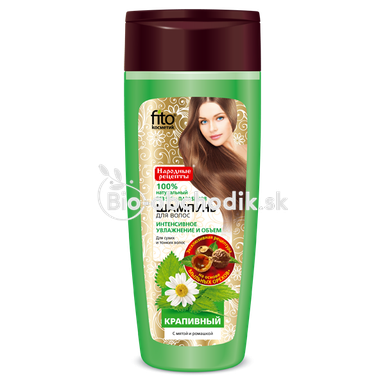 Shampoo for dry and thin hair "NETTLE" 270ml FITOKOSMETIK FOLK RECIPES