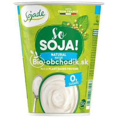 Sójový jogurt biely Bio 400g Sojade