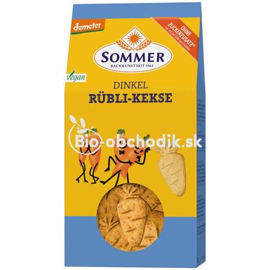 SPELT-CARROT BISCUITS 150g SOMMER