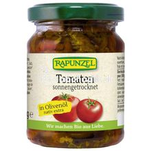 Dried tomatoes in olive oil 120g Rapunzel