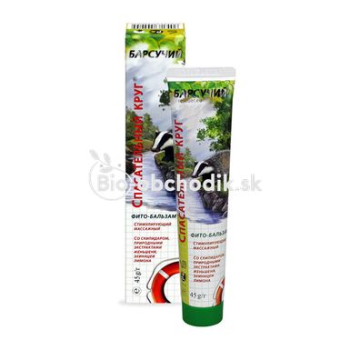 Balm with badger fat, mint, ginseng and echinacea 45g Rescuer