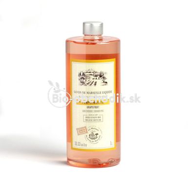 Liquid soap from Marseille "GRAPEFRUIT" (Citrus paradisi) refill 1L