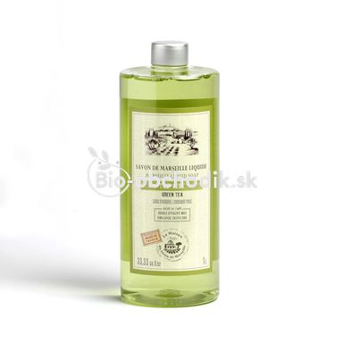 Liquid soap from Marseille "Green tea" refill 1L