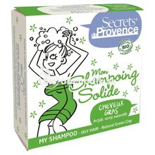 Solid shampoo Secrets de Provence on the greasy hair 85g