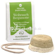 Bio Solid Shower Gel "Bergamot/Incense" WUNDERBERG