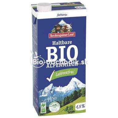 Bio Semi-skimmed Lactose-free Milk 1.5% 1L UHT