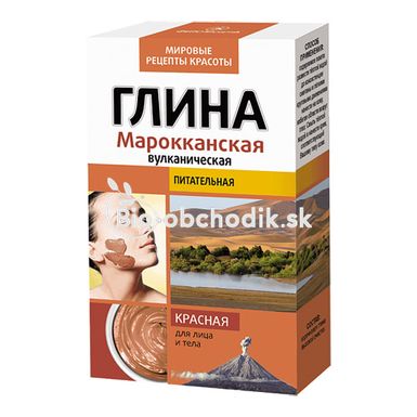 Moroccan red volcanic clay "Nutrition" 100g